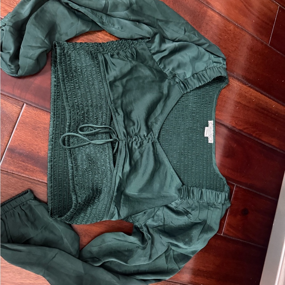 American Eagle Outfitters Green Blouse